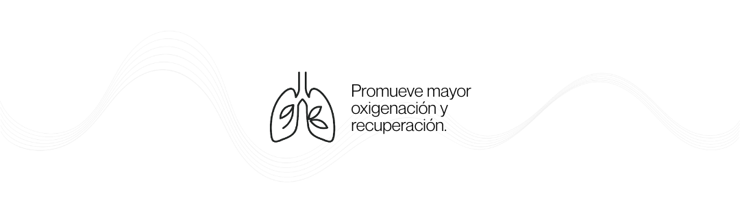 promueve mayor oxigenación y recuperación